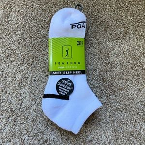 PGA Tour Anti-Slip Golf Socks 3-Pack